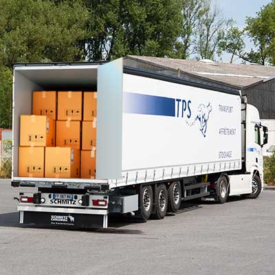 transport camion carton déménagement